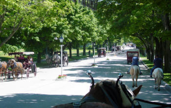 Mackinac Island a short drive from Charley’s RV Resort Campground