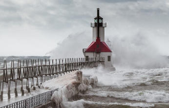 Lake Superior a short drive from Charley’s RV Resort Campground