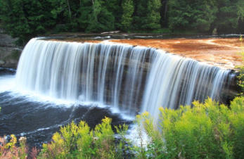 Tahquameon Falls State Park a short drive from Charley’s RV Resort Campground